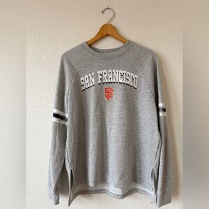 Women’s Gray San Francisco Giants Crewneck Sweater size S GUC